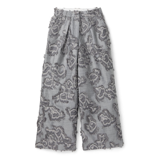 GANNI Fil Coupe Suiting Big Pleat Pants (Mockingbird)