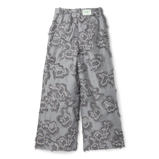 GANNI Fil Coupe Suiting Big Pleat Pants (Mockingbird)