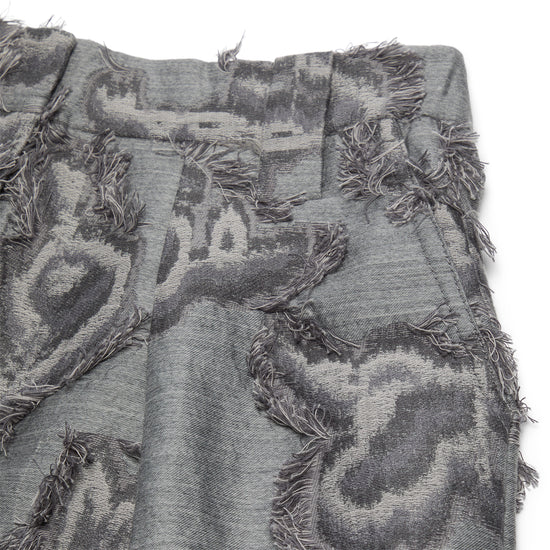 GANNI Fil Coupe Suiting Big Pleat Pants (Mockingbird)