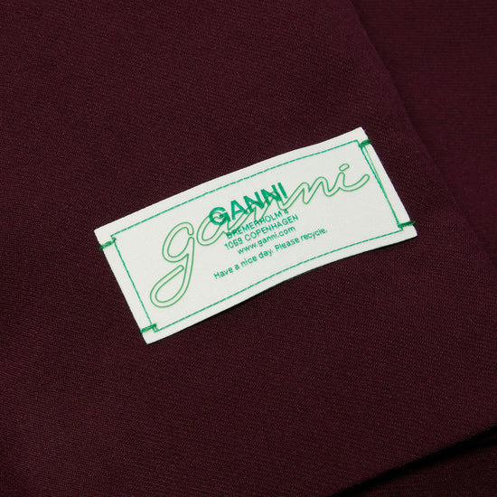 GANNI Future Twill Suiting Blazer (Port Royale)