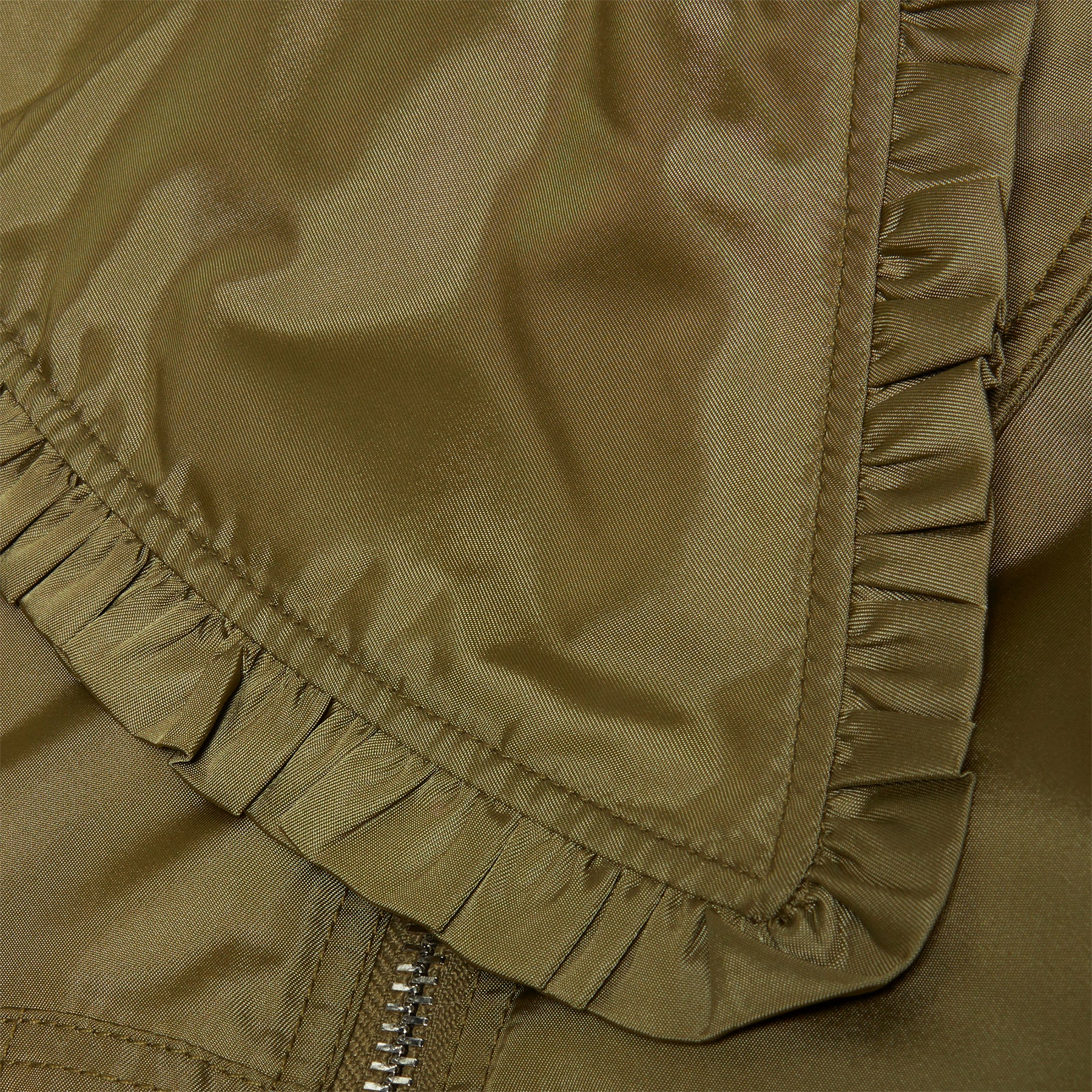 GANNI Duchesse Nylon Fitted Jacket (Boa)
