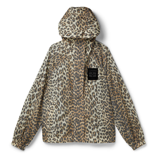 GANNI Flyweight Nylon Jacket (Almond Milk)