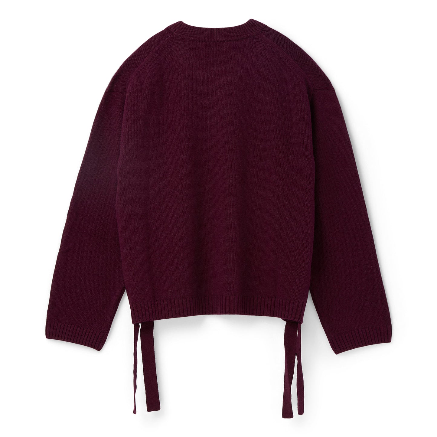 GANNI Wool Mix Sweater (Burgundy)