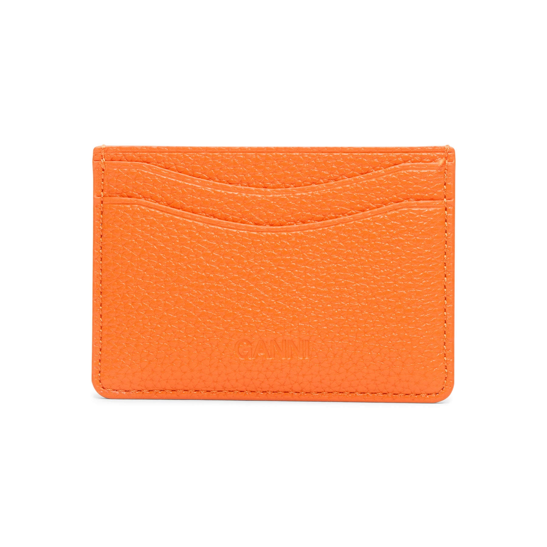 GANNI Bou Card Holder (Russet Orange)