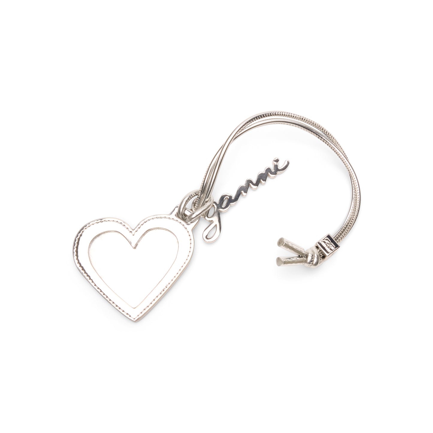 GANNI Bou Heart Mirror (Silver)