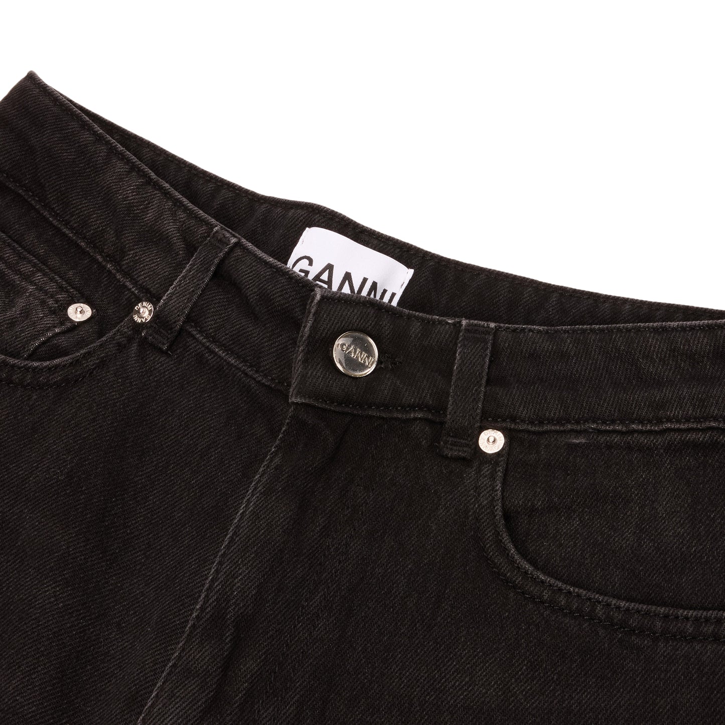 GANNI Baggy Jeans (Black Washed)