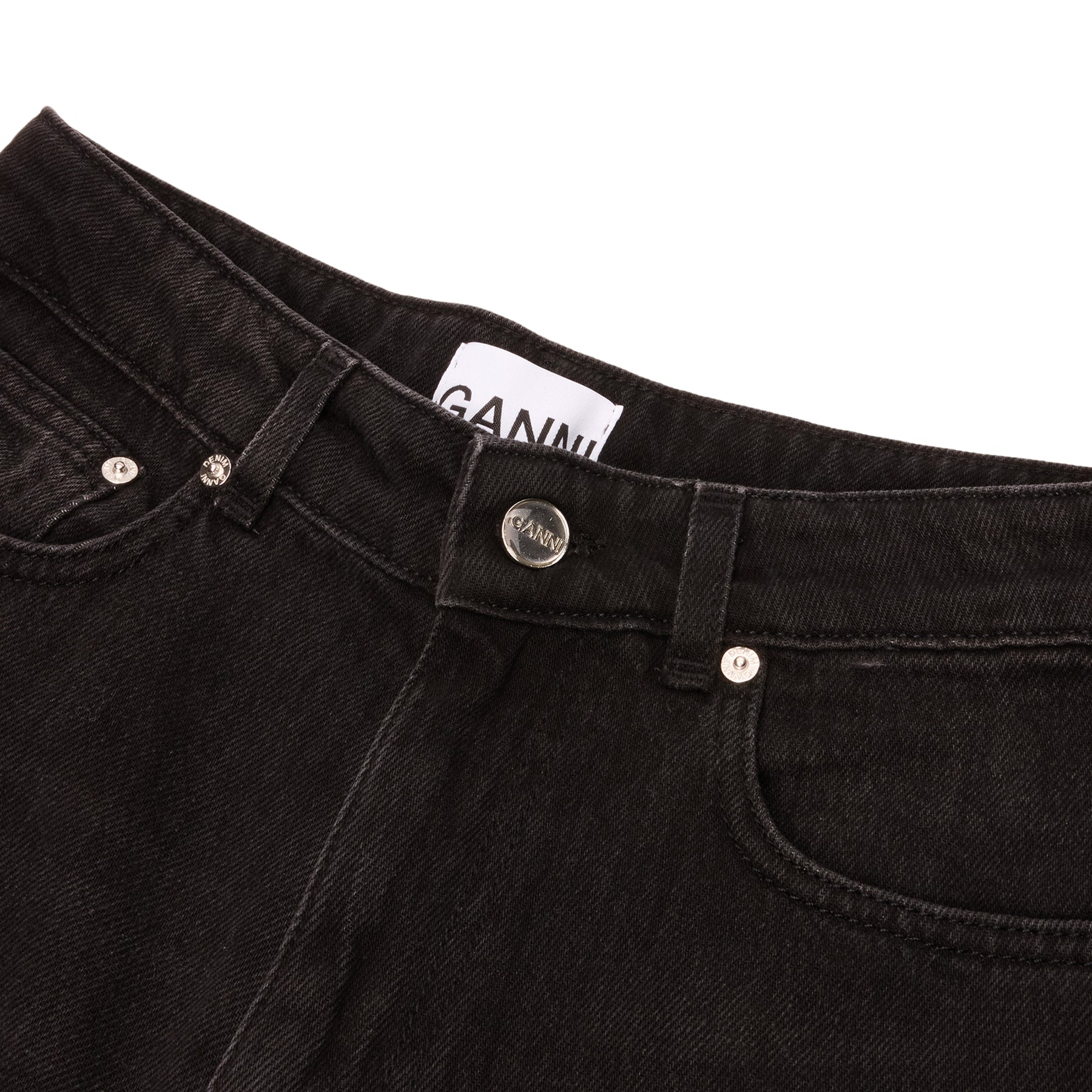 GANNI Baggy Jeans (Black Washed)