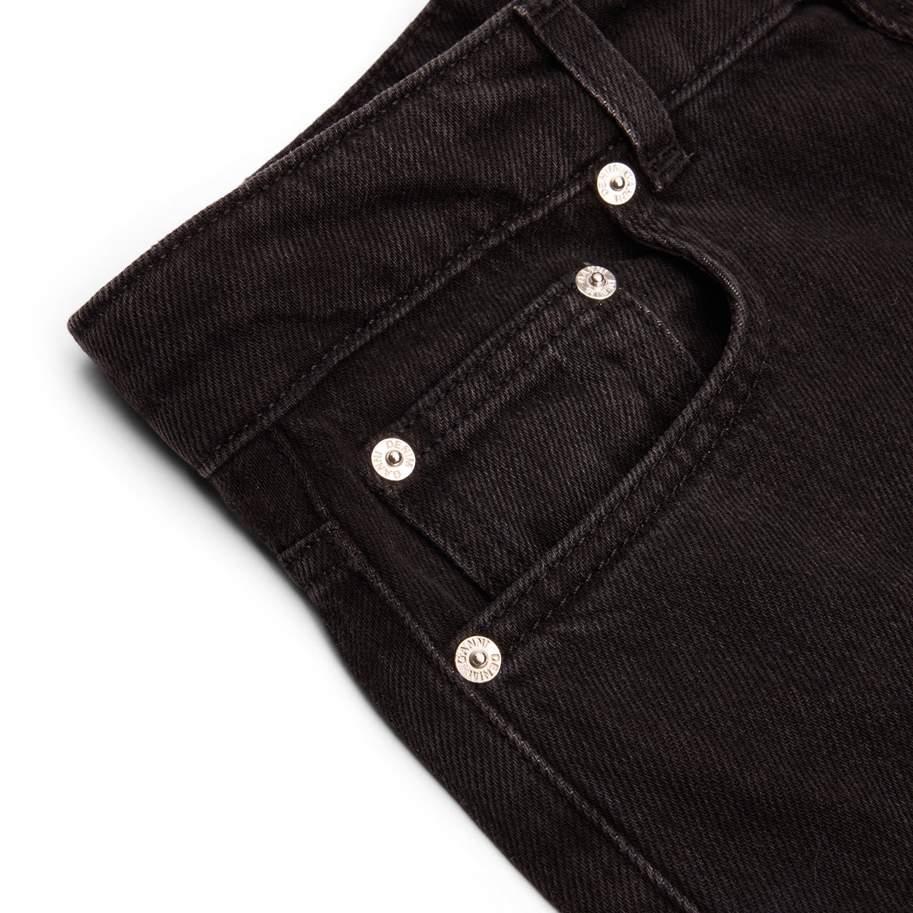 GANNI Baggy Jeans (Black Washed)