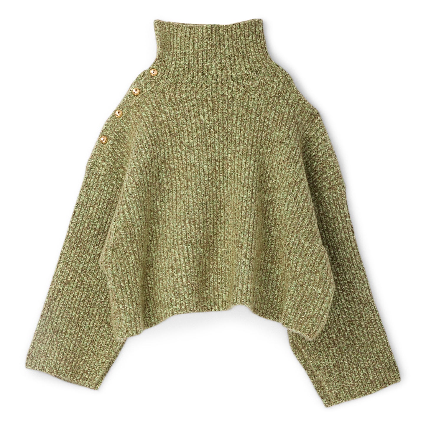 GANNI Mohair Oversized Sweater (Nile)