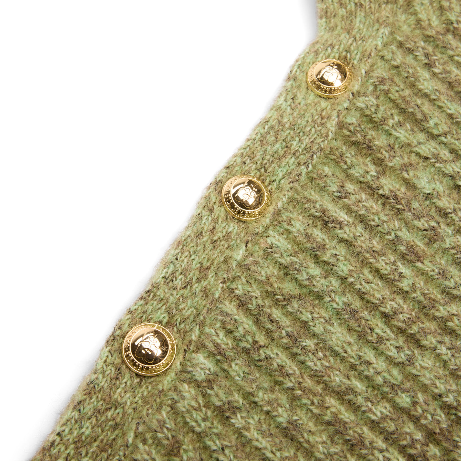 GANNI Mohair Oversized Sweater (Nile)