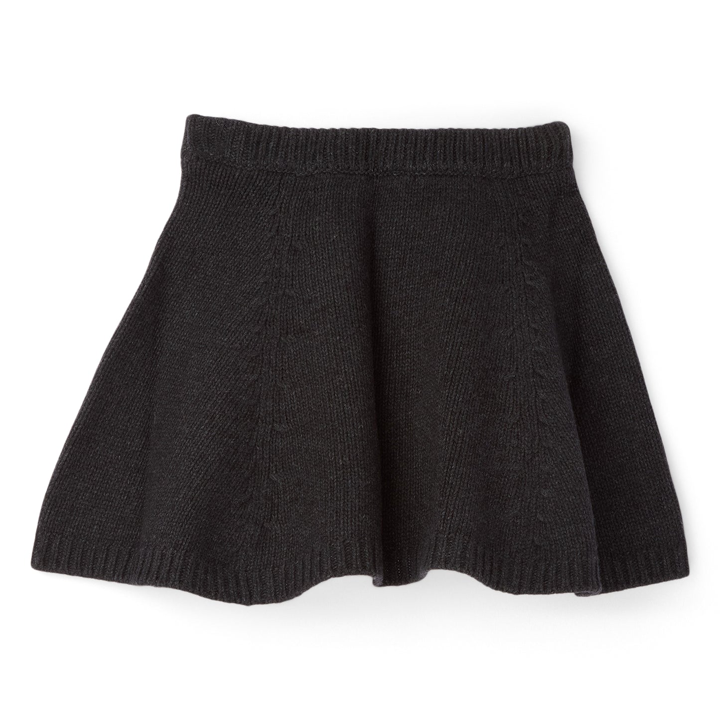 GANNI Wool Mix Mini Skirt (Phantom)