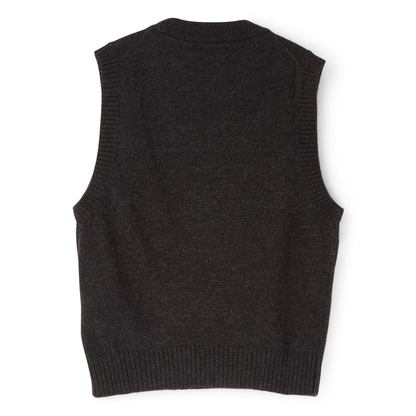 GANNI Rose Wool Vest (Phantom)