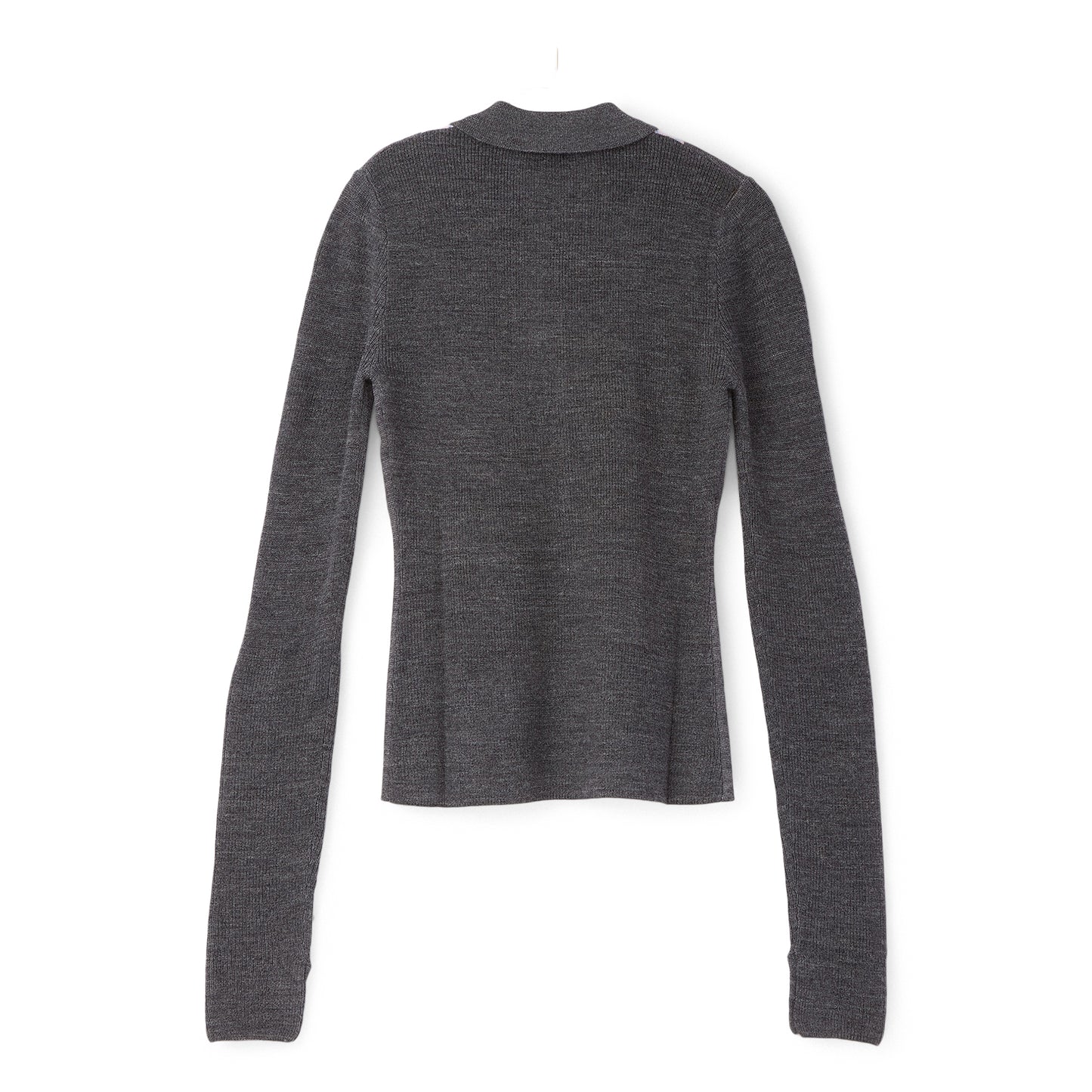 GANNI Knitted Polo Shirt (Paloma)