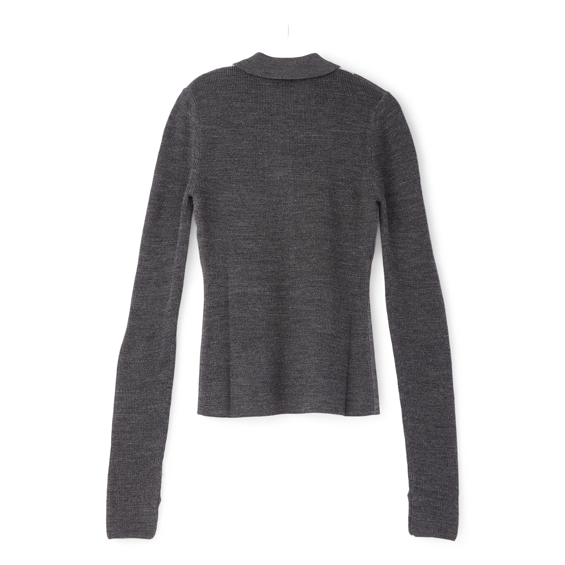 GANNI Knitted Polo Shirt (Paloma)