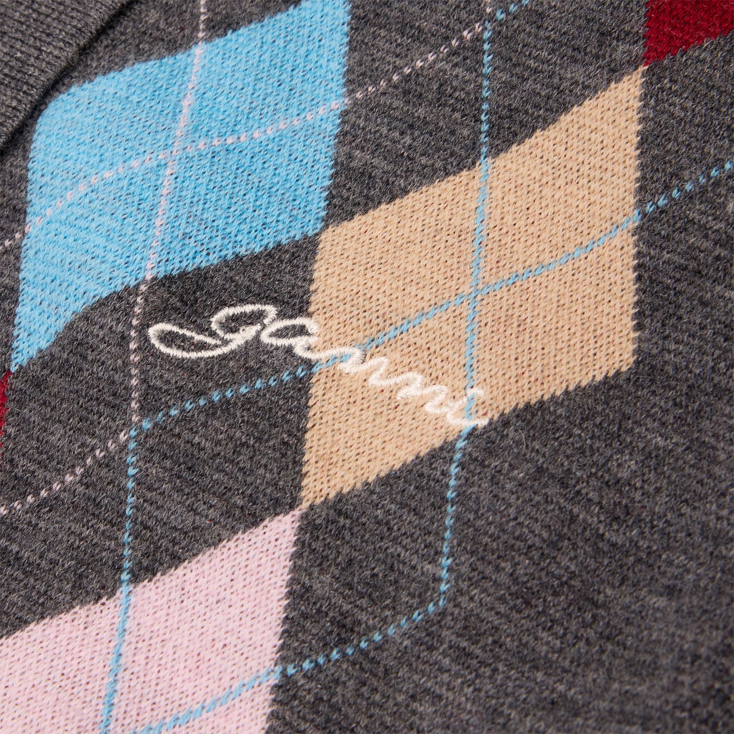 GANNI Knitted Polo Shirt (Paloma)