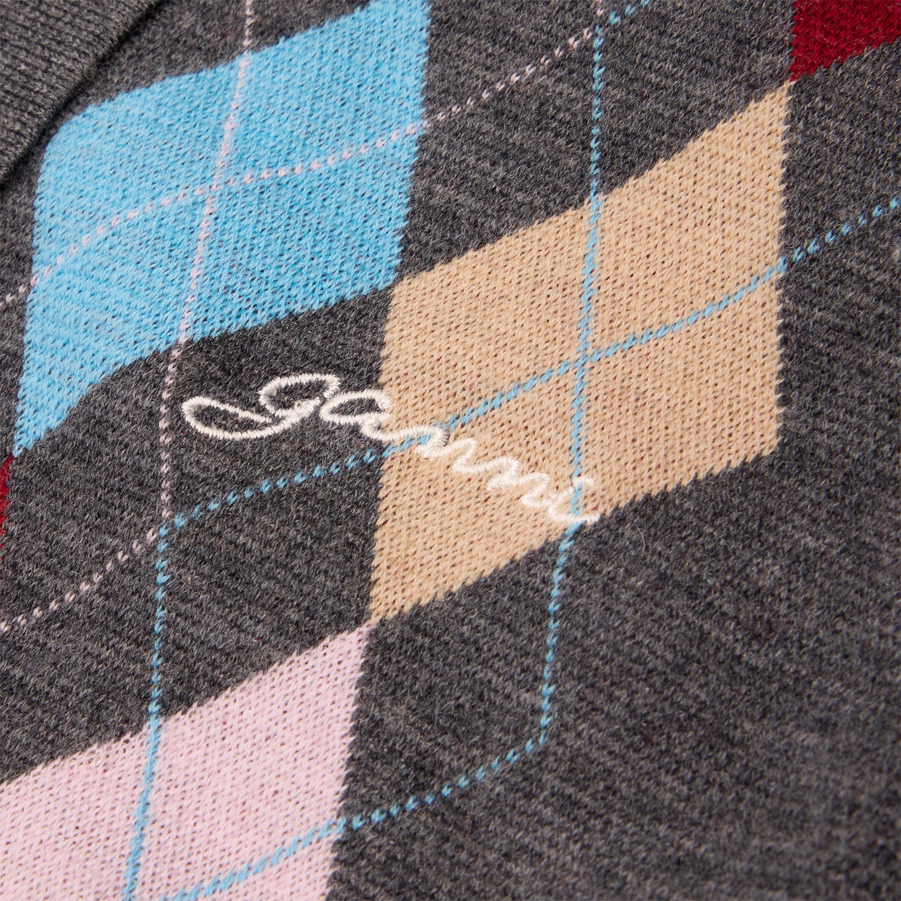 GANNI Knitted Polo Shirt (Paloma)