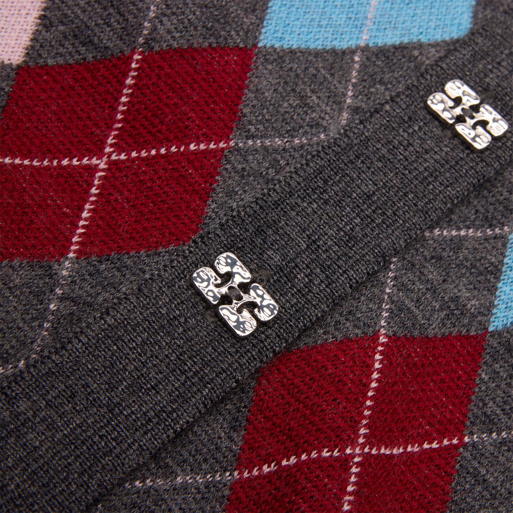 GANNI Knitted Polo Shirt (Paloma)