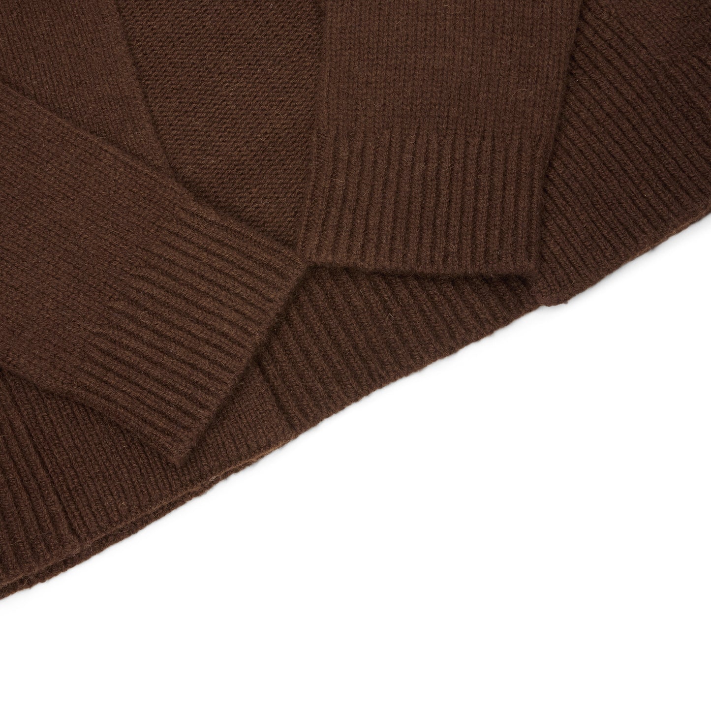 GANNI Open Back Pullover Sweater (Shaved Chocolate)