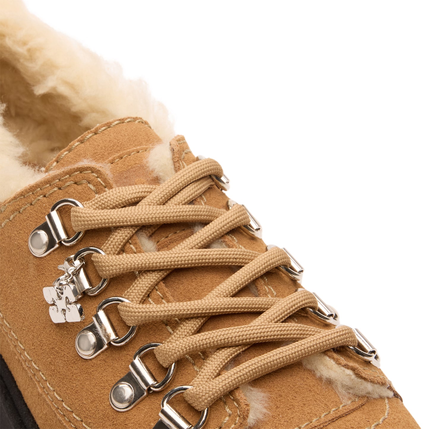 GANNI Cleated Derbies (Cognac)