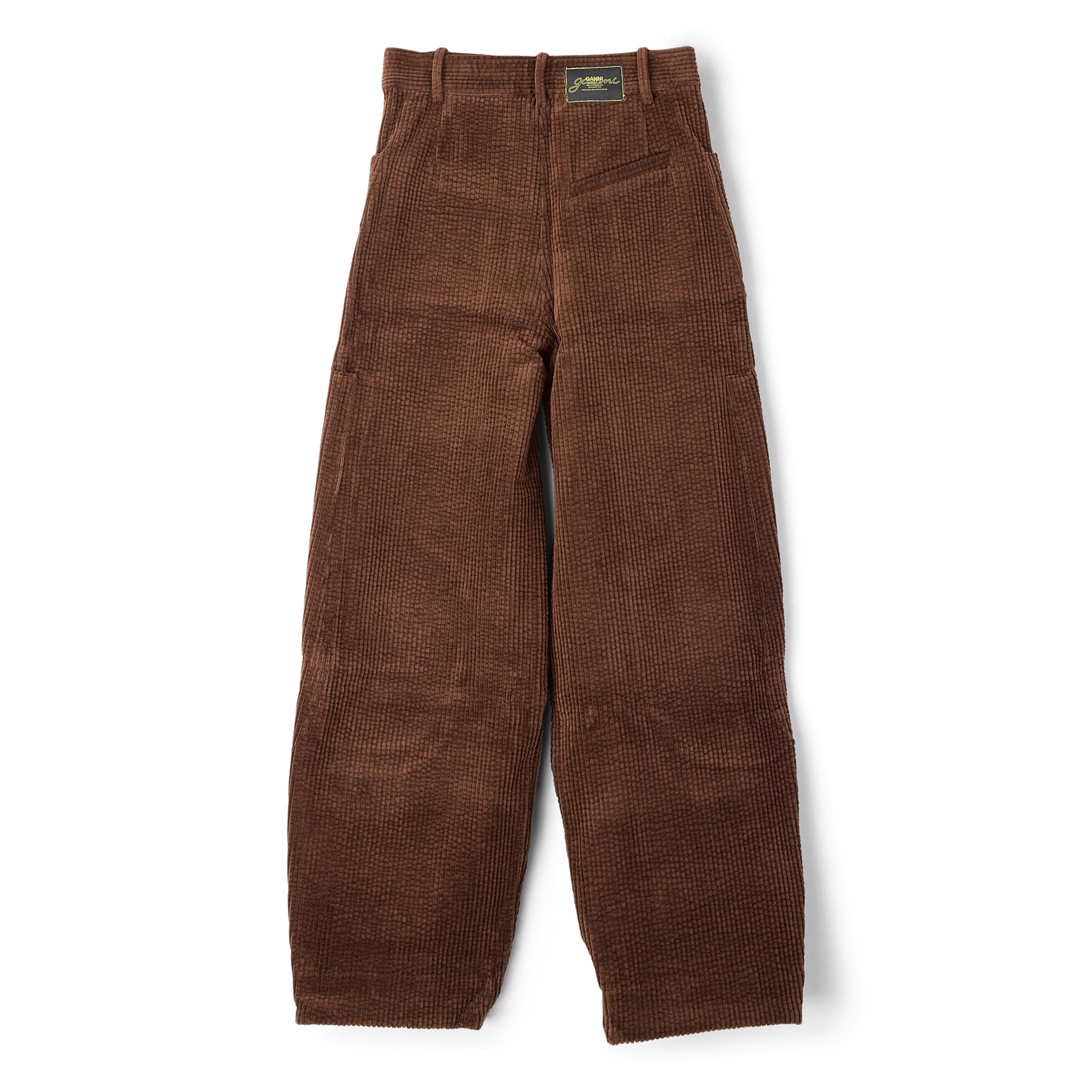 GANNI Corduroy Curved Pants (Chicory Coffee) – CNCPTS