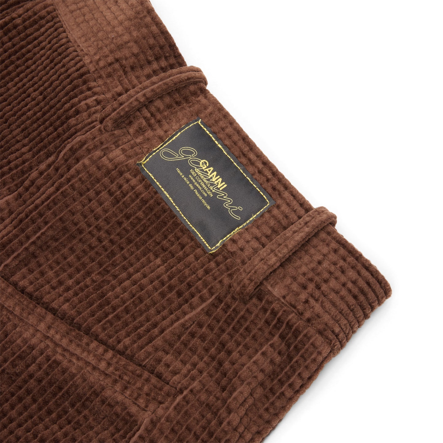 GANNI Corduroy Curved Pants (Chicory Coffee)