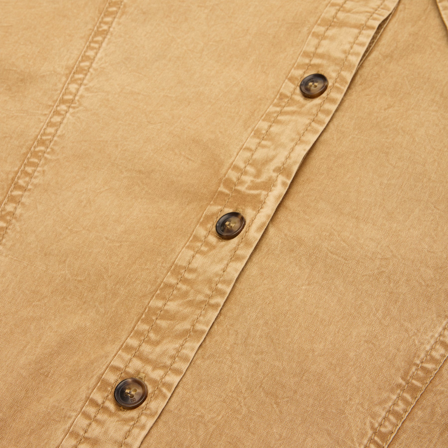 GANNI Washed Peplum Shirt (Lark)