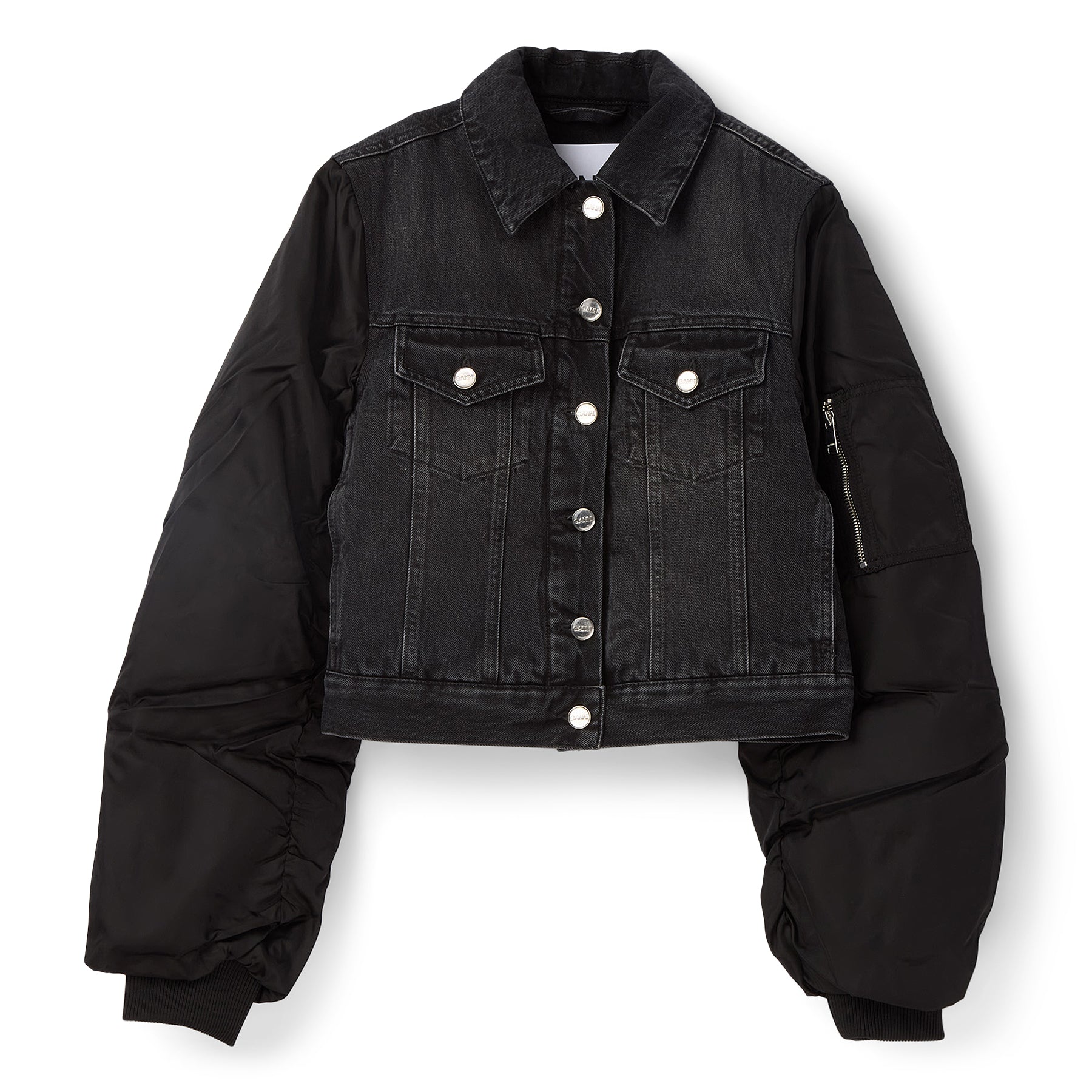 GANNI Rigid Denim Jacket (Black Washed) – CNCPTS