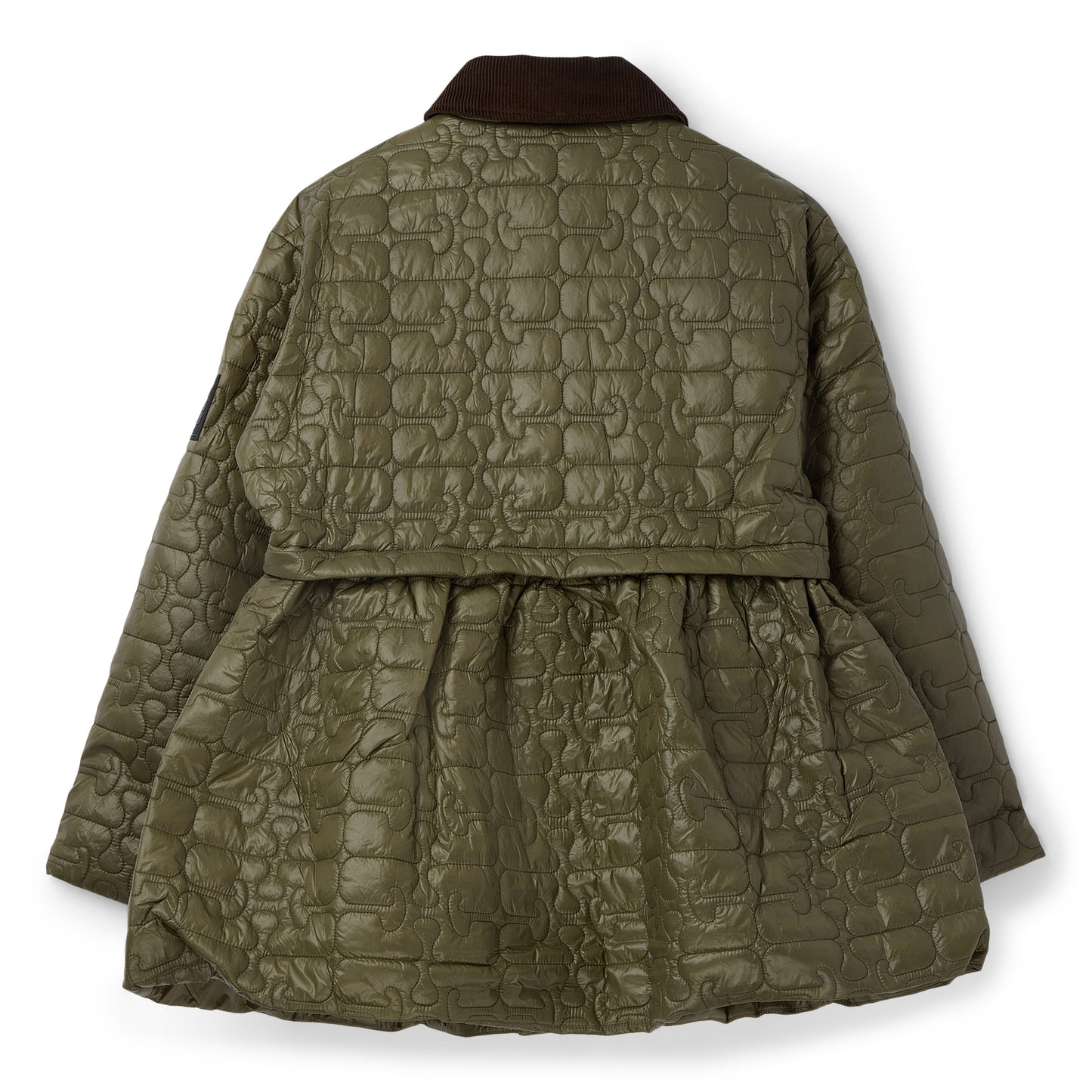 GANNI Quilt Midi Jacket (Kalamata)