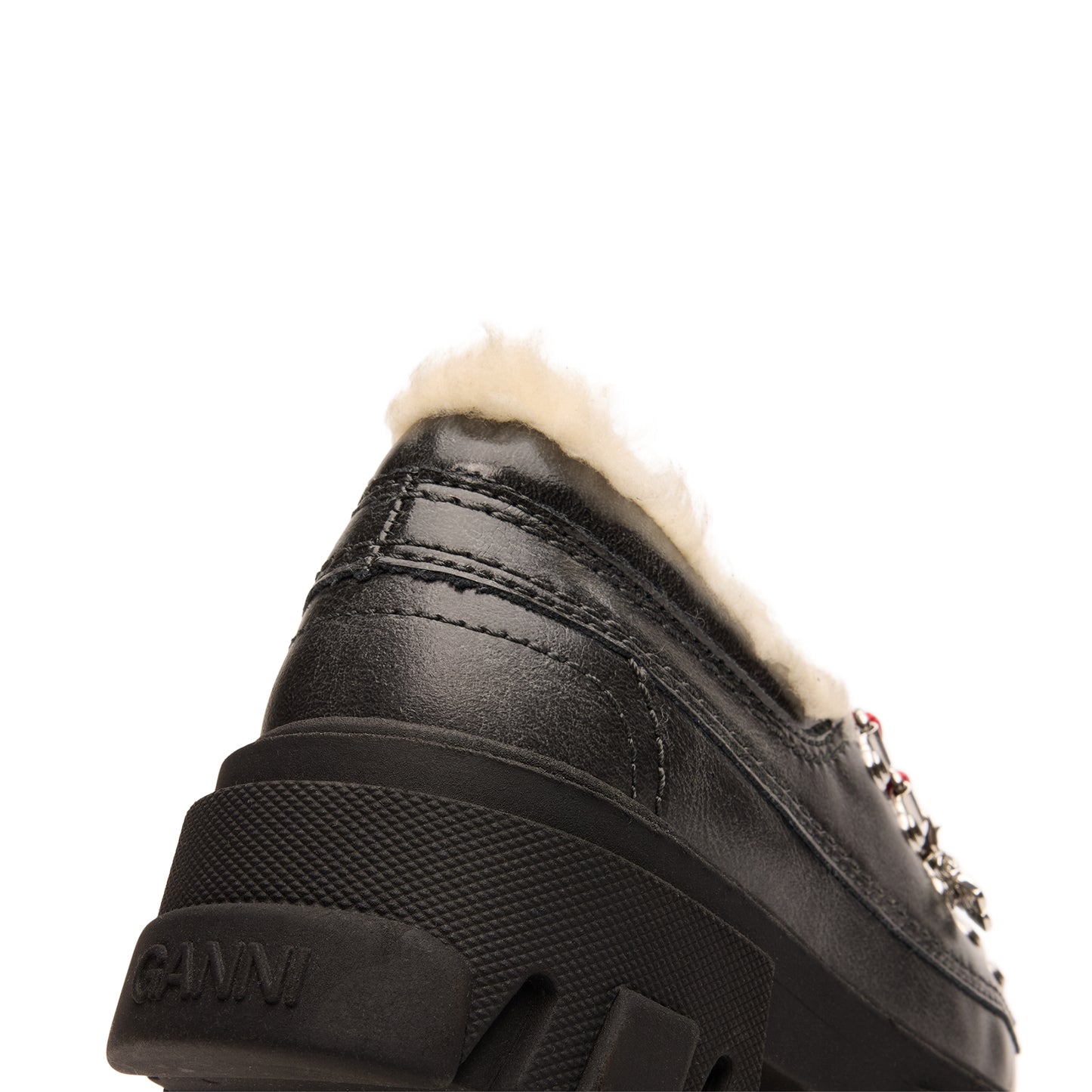 GANNI Cleated Derbies Vintage (Ebony)