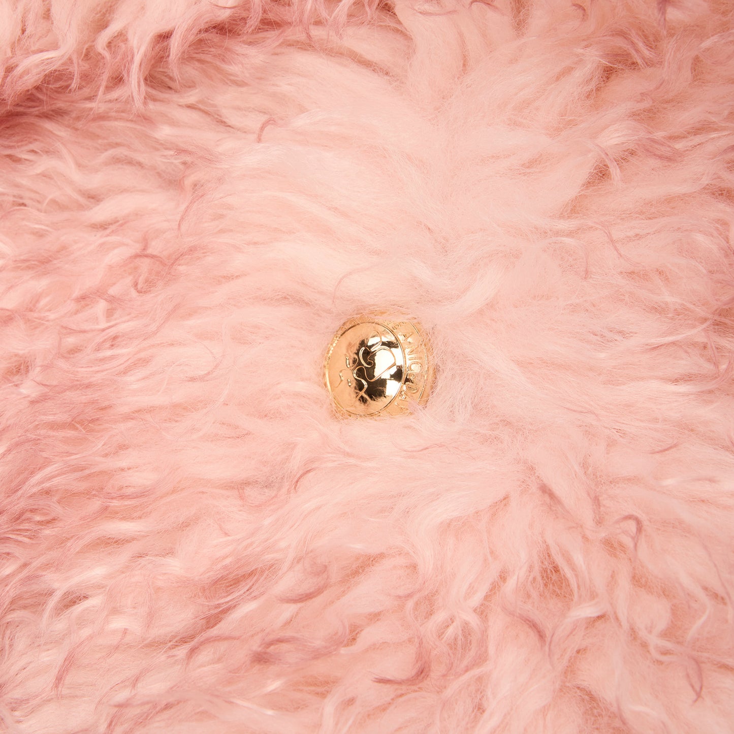 GANNI Faux Fur Midi Coat (Mary's Rose)