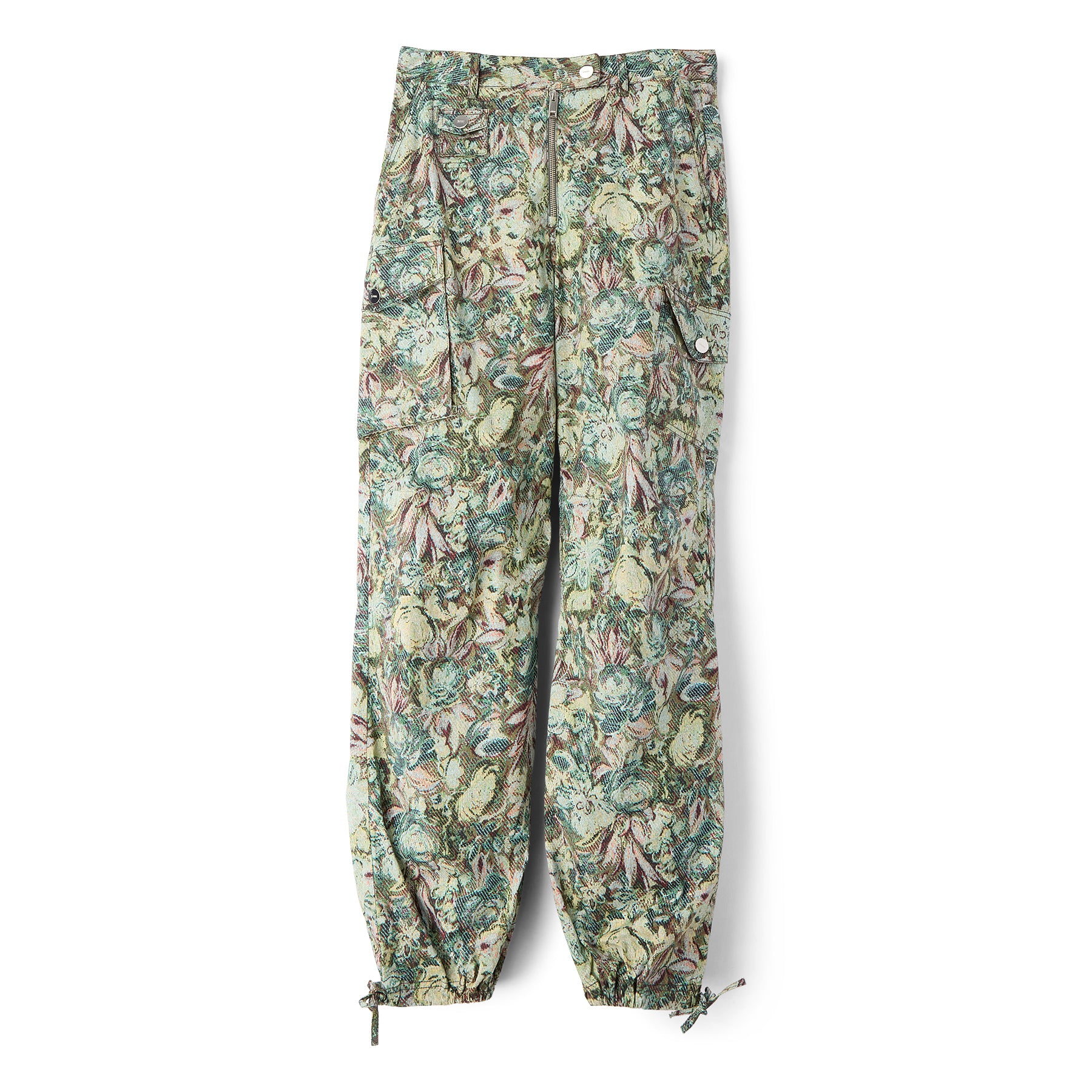 GANNI Tapestry Twill Pants (Jadeite )