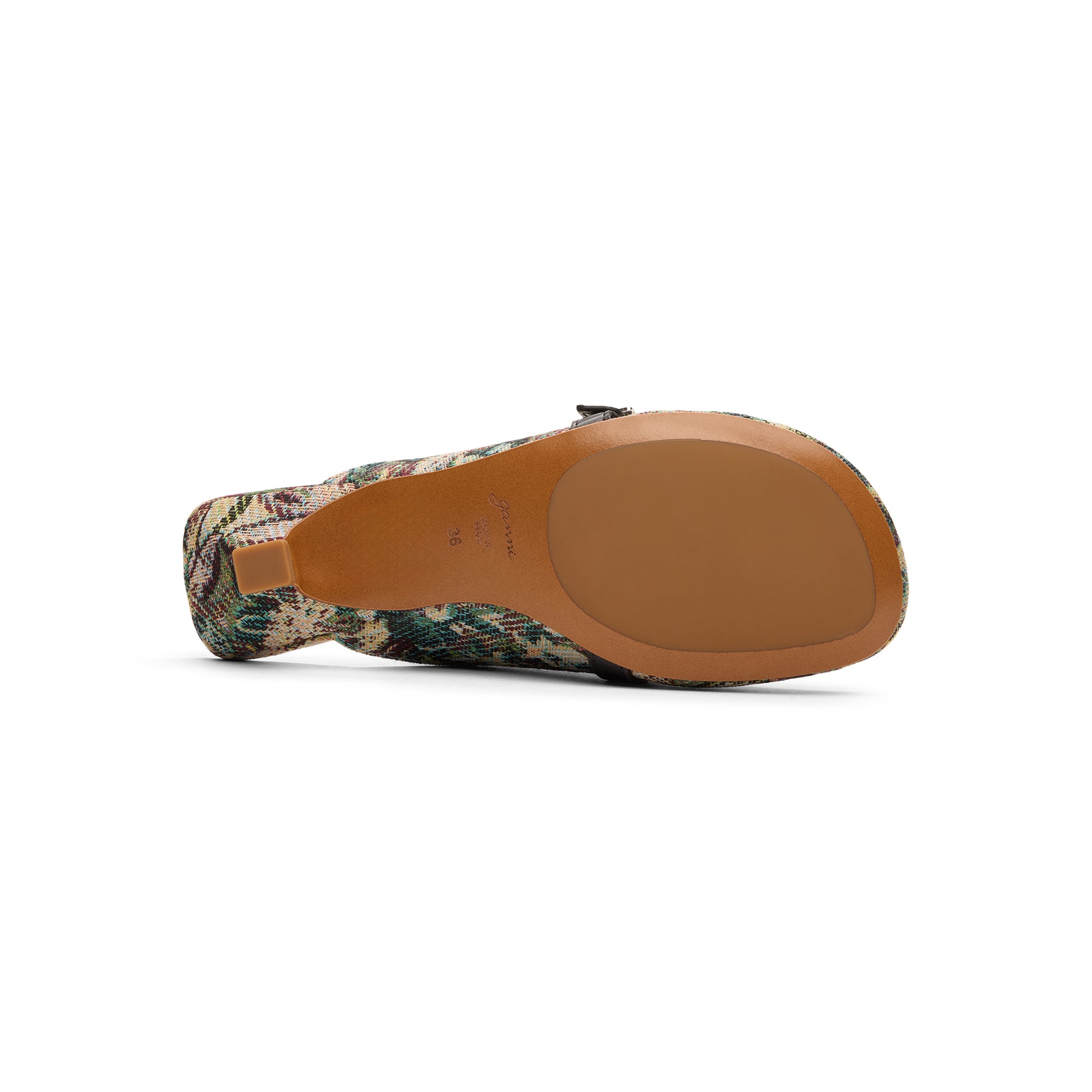GANNI Sue Heeled Mules Tapestry (Jadeite) – CNCPTS