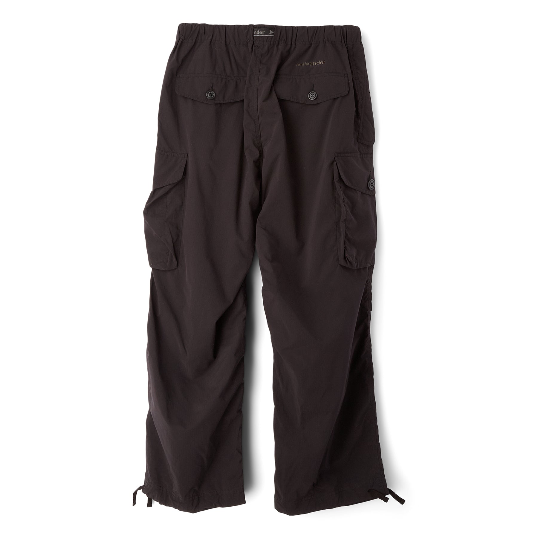 and wander 88 oversized cargo pants (Black)