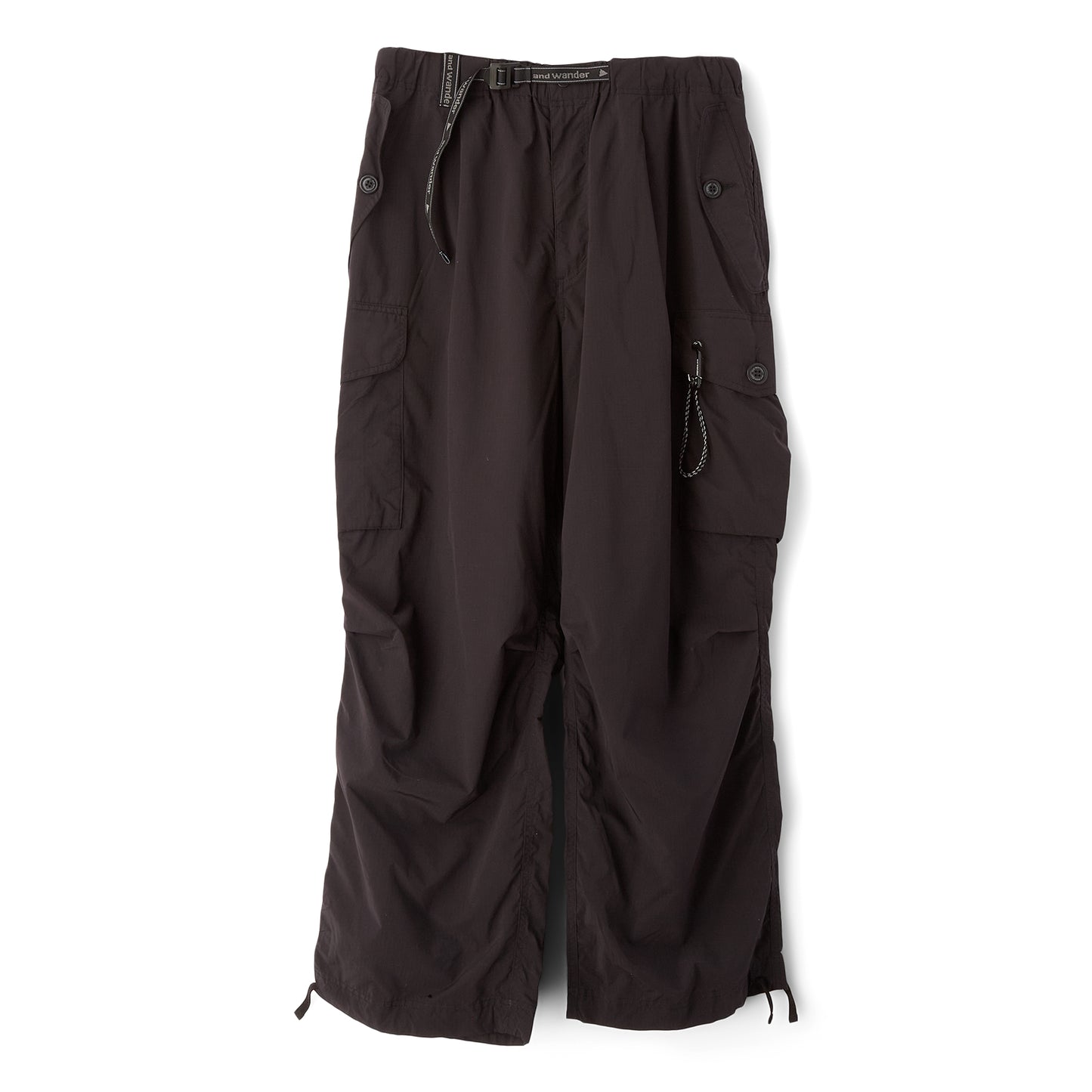 and wander 88 oversized cargo pants (Black)