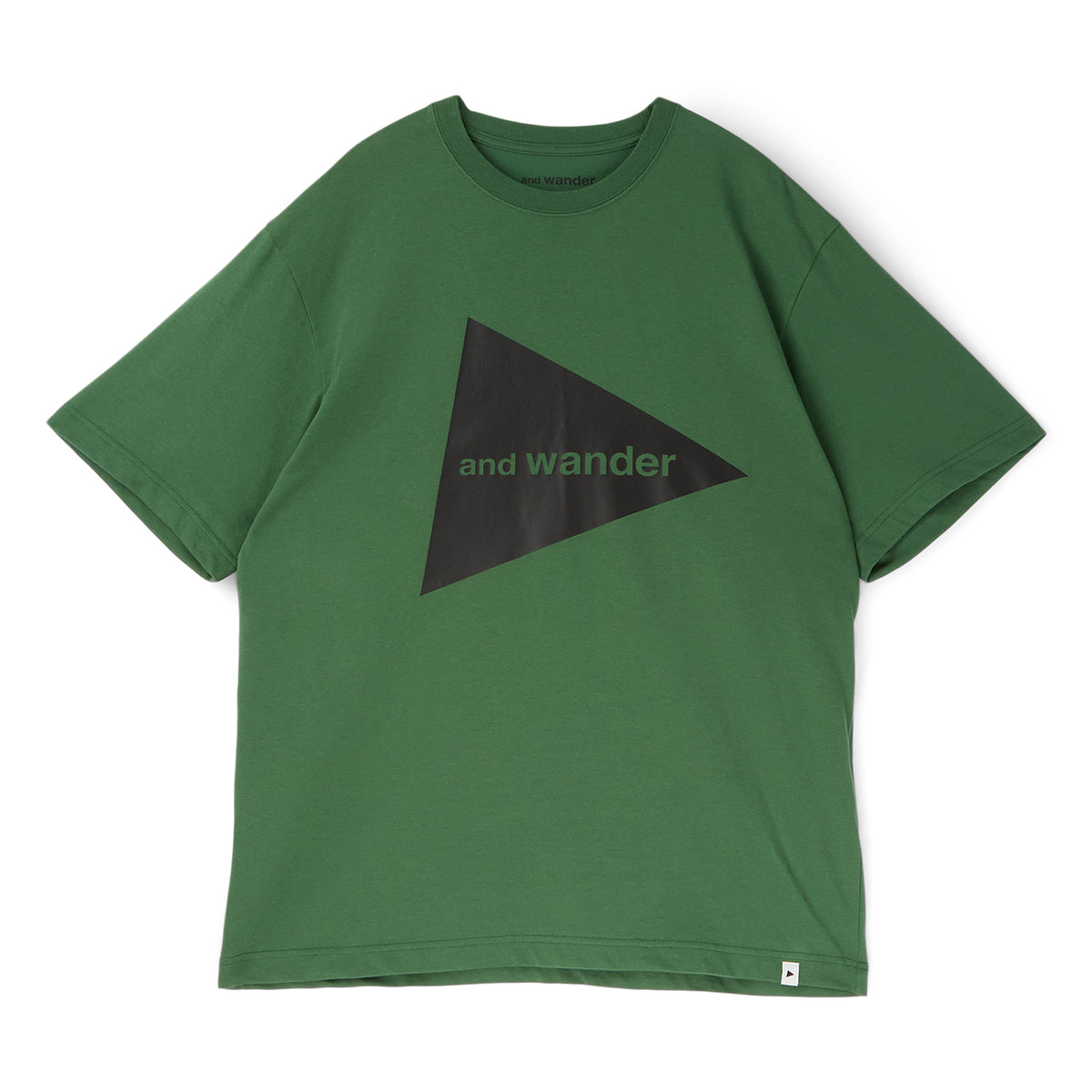 and wander 83 and wander big logo SS T (Green)