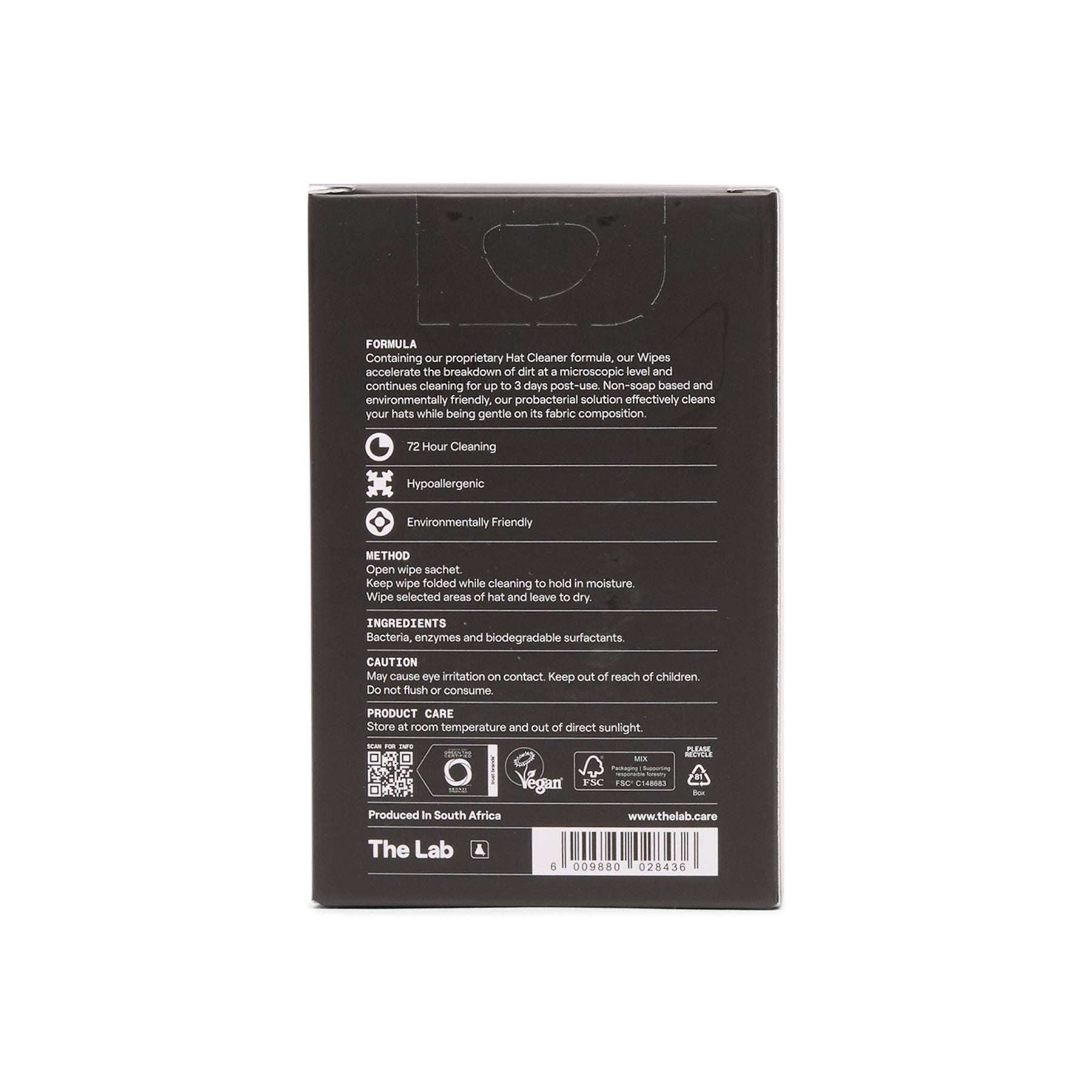 The Lab Hat Care Wipes (12 pack) (Multi)