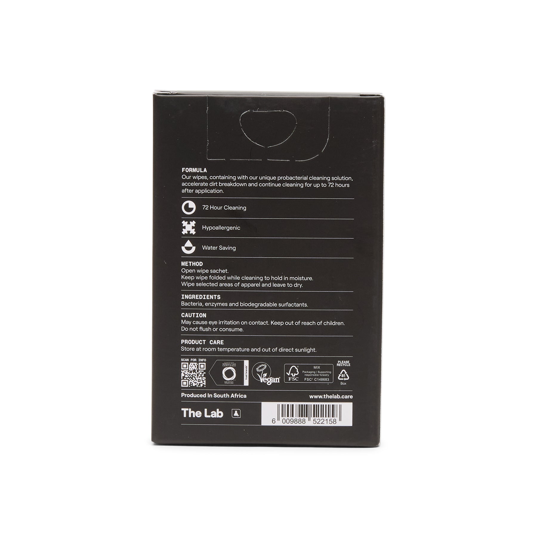 The Lab Apparel Refresh Wipes (12 count box) (Multi)