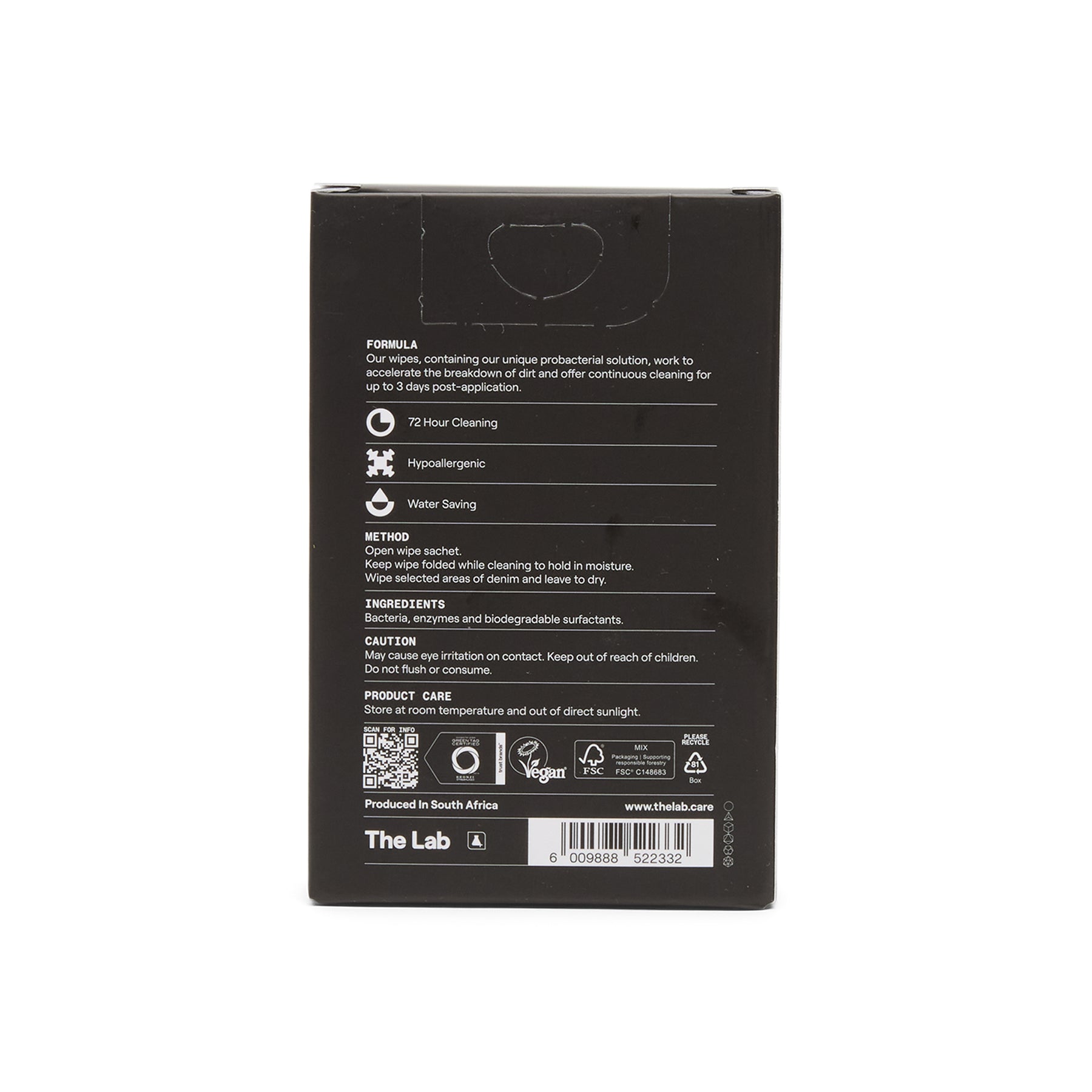 The Lab Denim Refresh Wipes (12 Count) (Multi)