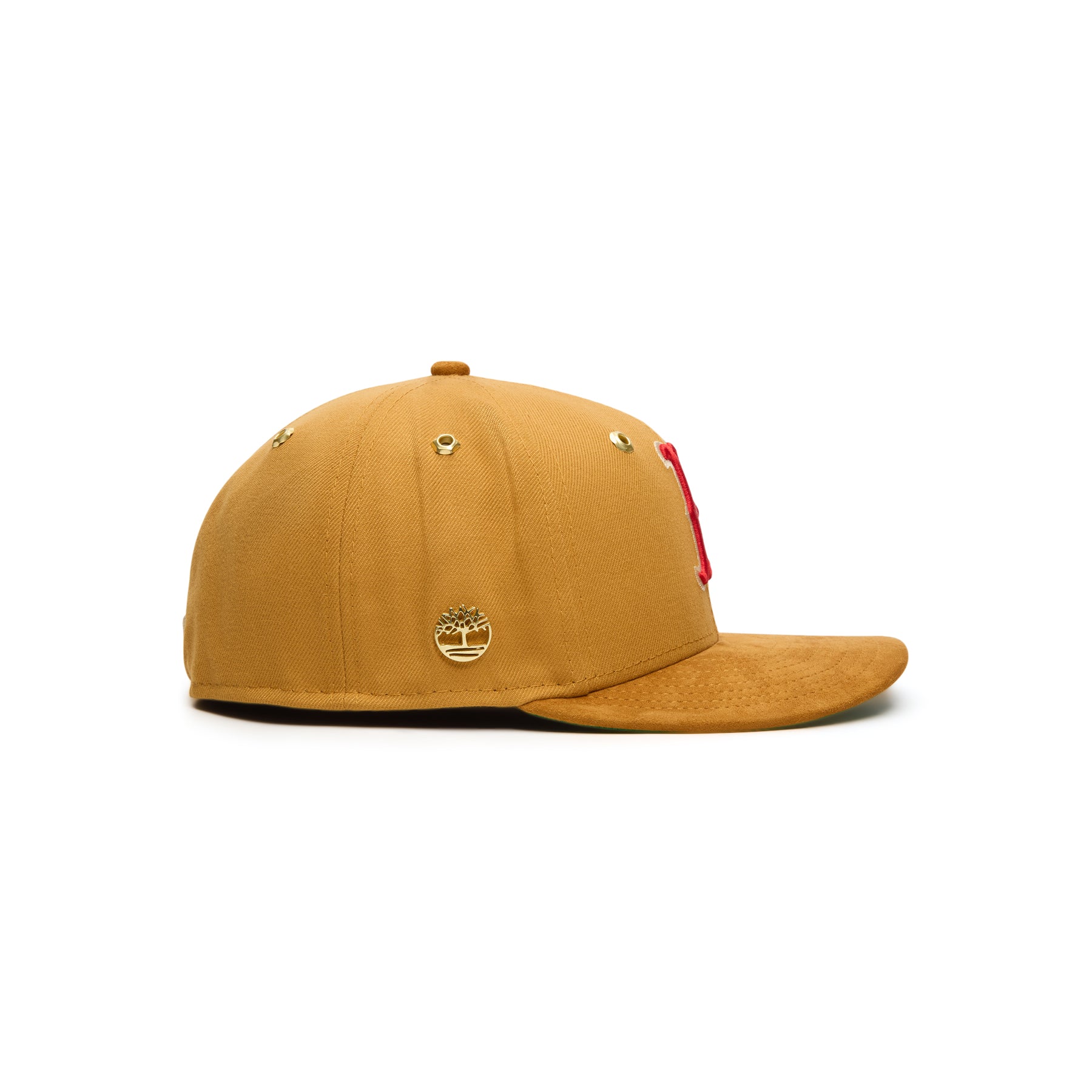 Timberland x New Era x Red Sox Fitted Baseball Cap (Pinecone Red Sox)