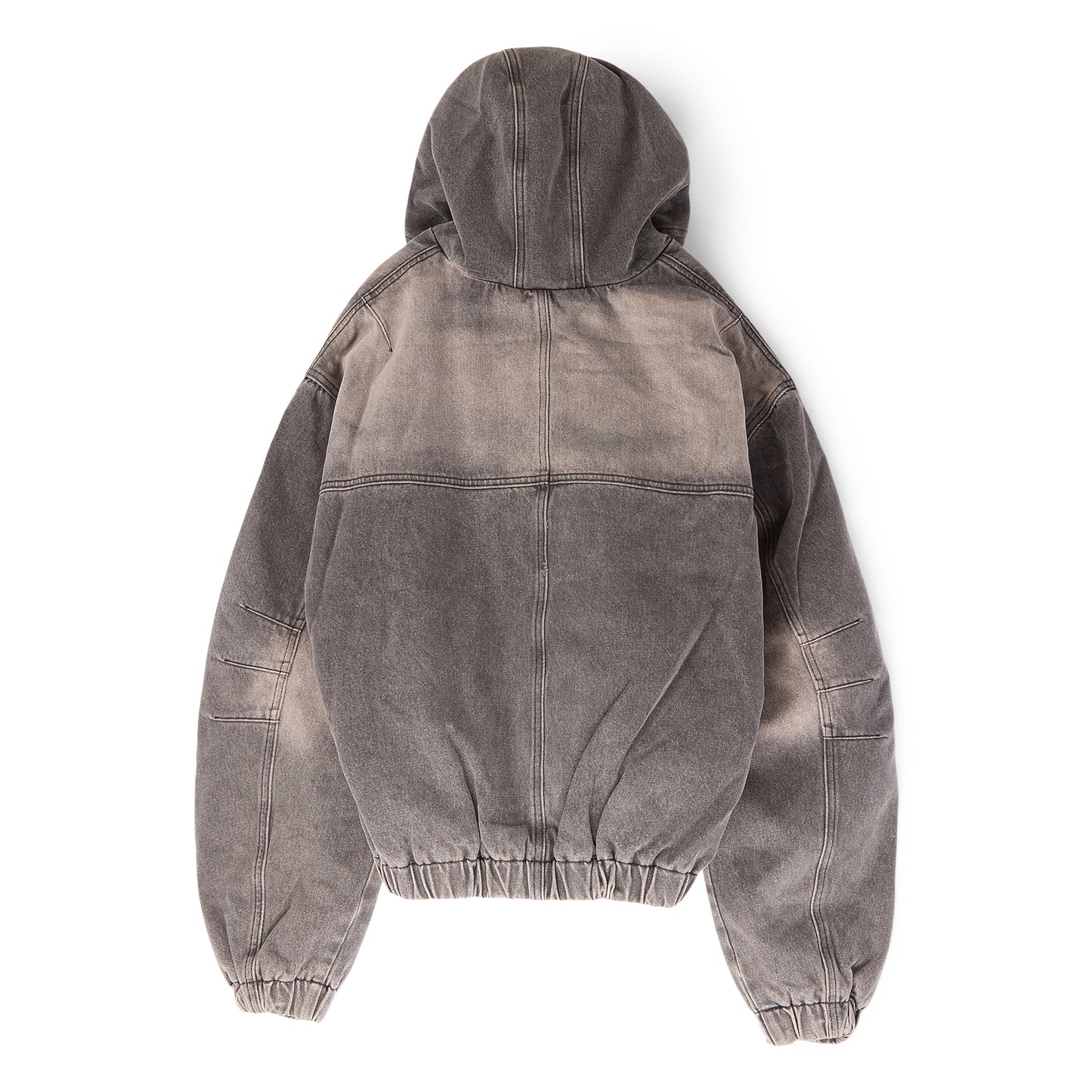 Adidem Asterisks Denim Bomber Jacket (Black)