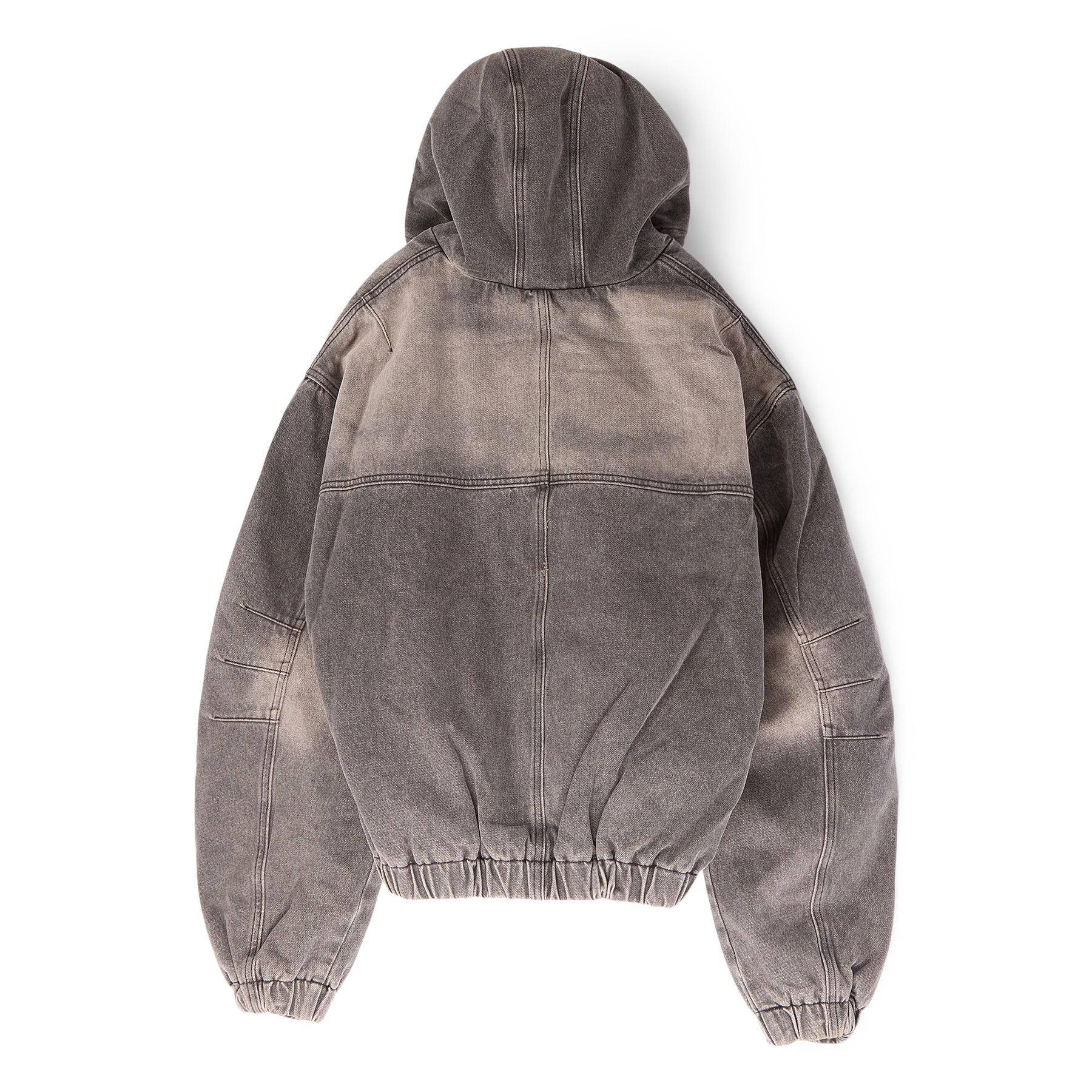 Adidem Asterisks Denim Bomber Jacket (Black)