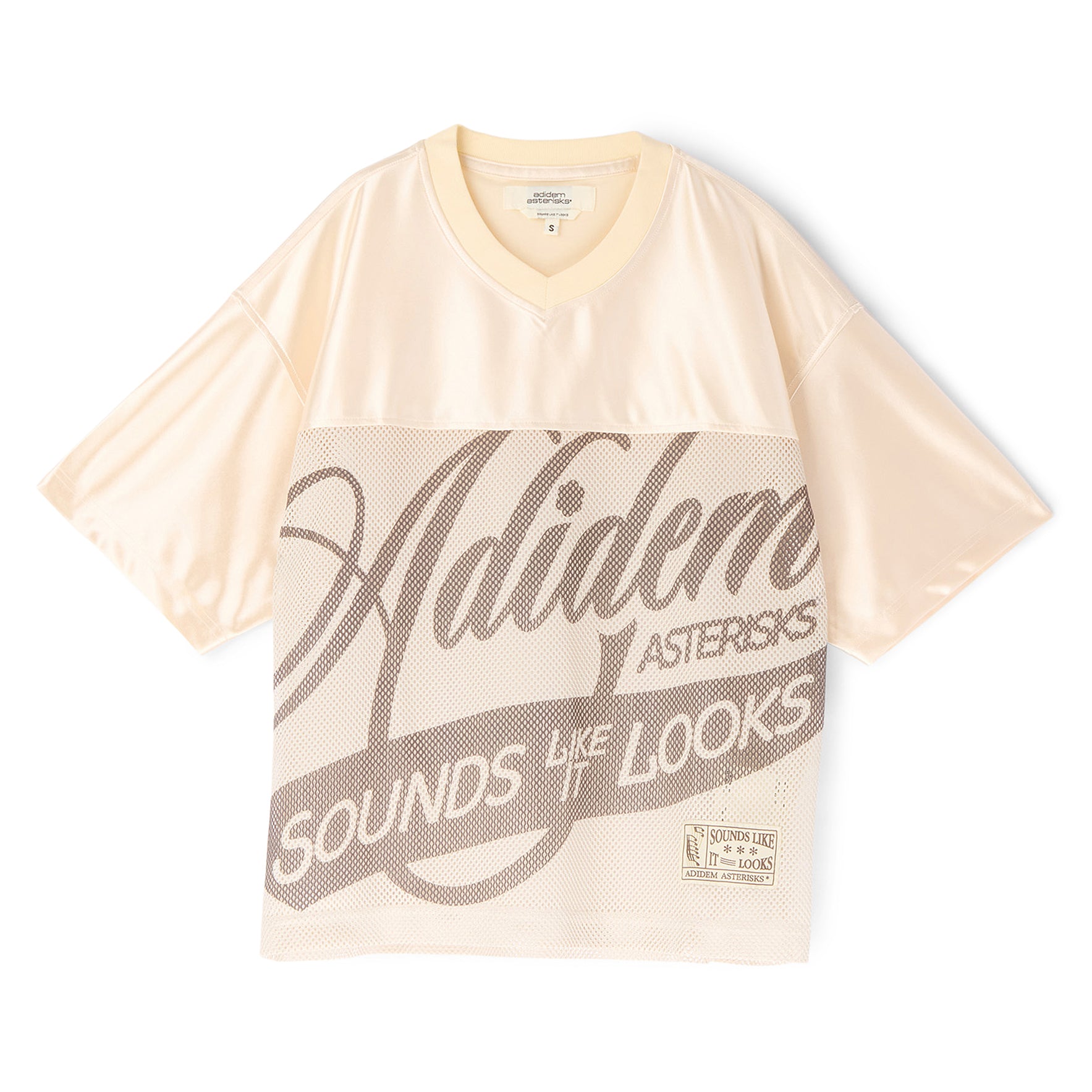 Adidem Asterisks Satin Micro Mesh Practice Jersey (Cream)