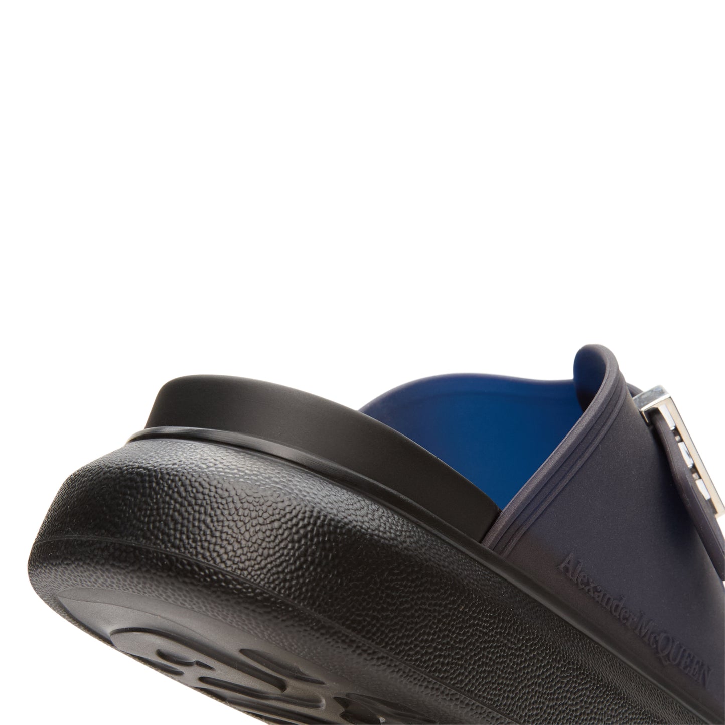 Alexander McQueen Sandal S.Rubber (Blue/Blk/Blk/Silver)
