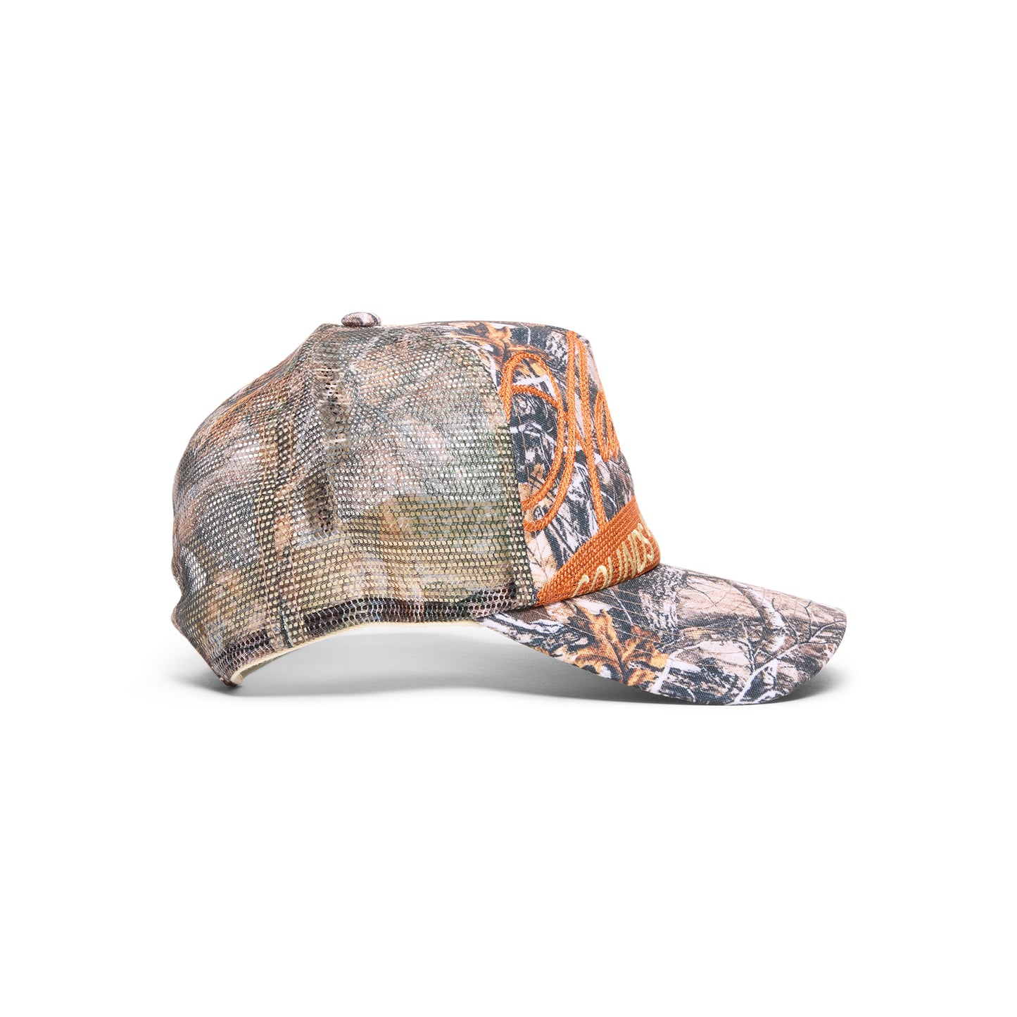Adidem Asterisks Cursive Trucker Hat (Camo)