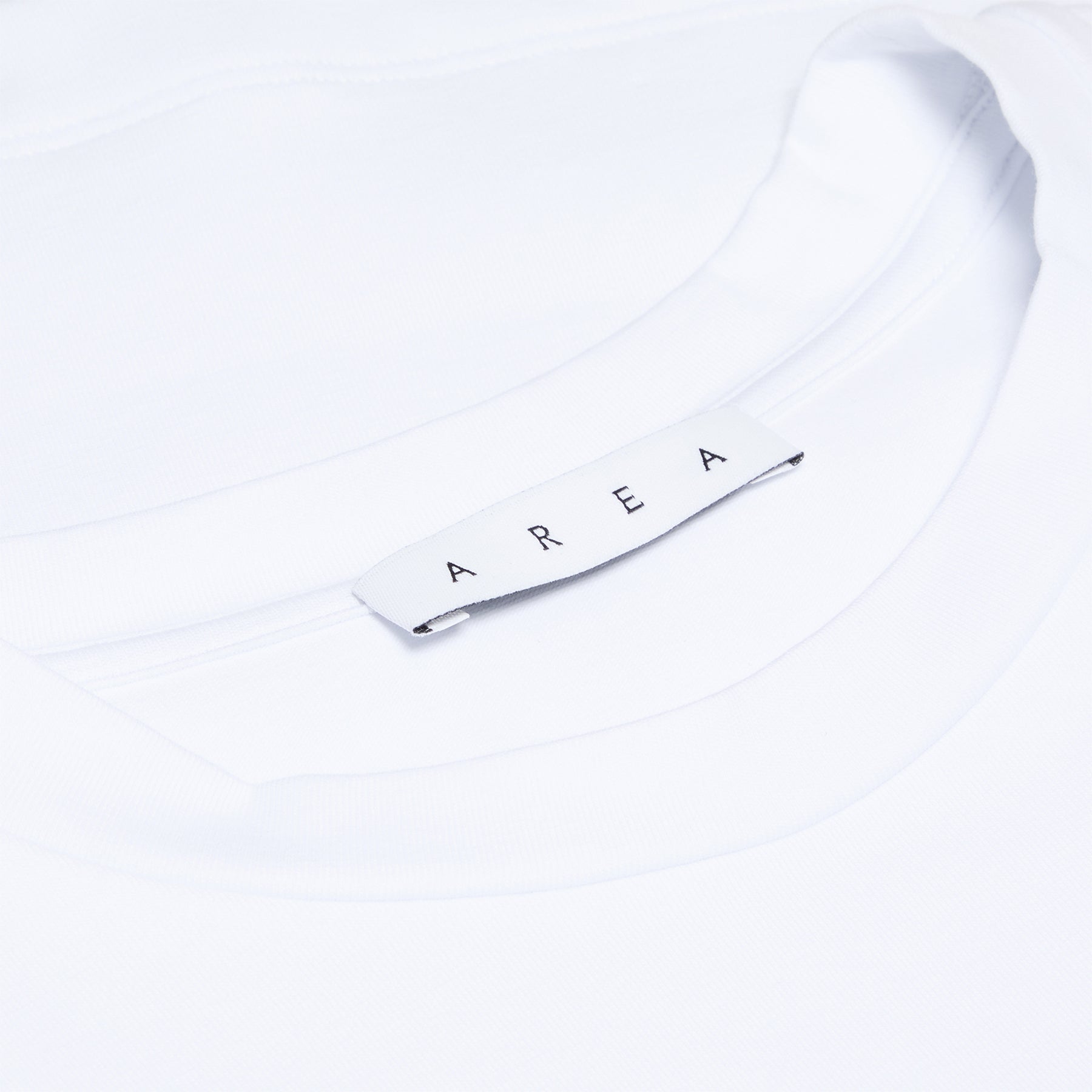 AREA Crystal Rosette Cropped T-Shirt (White)