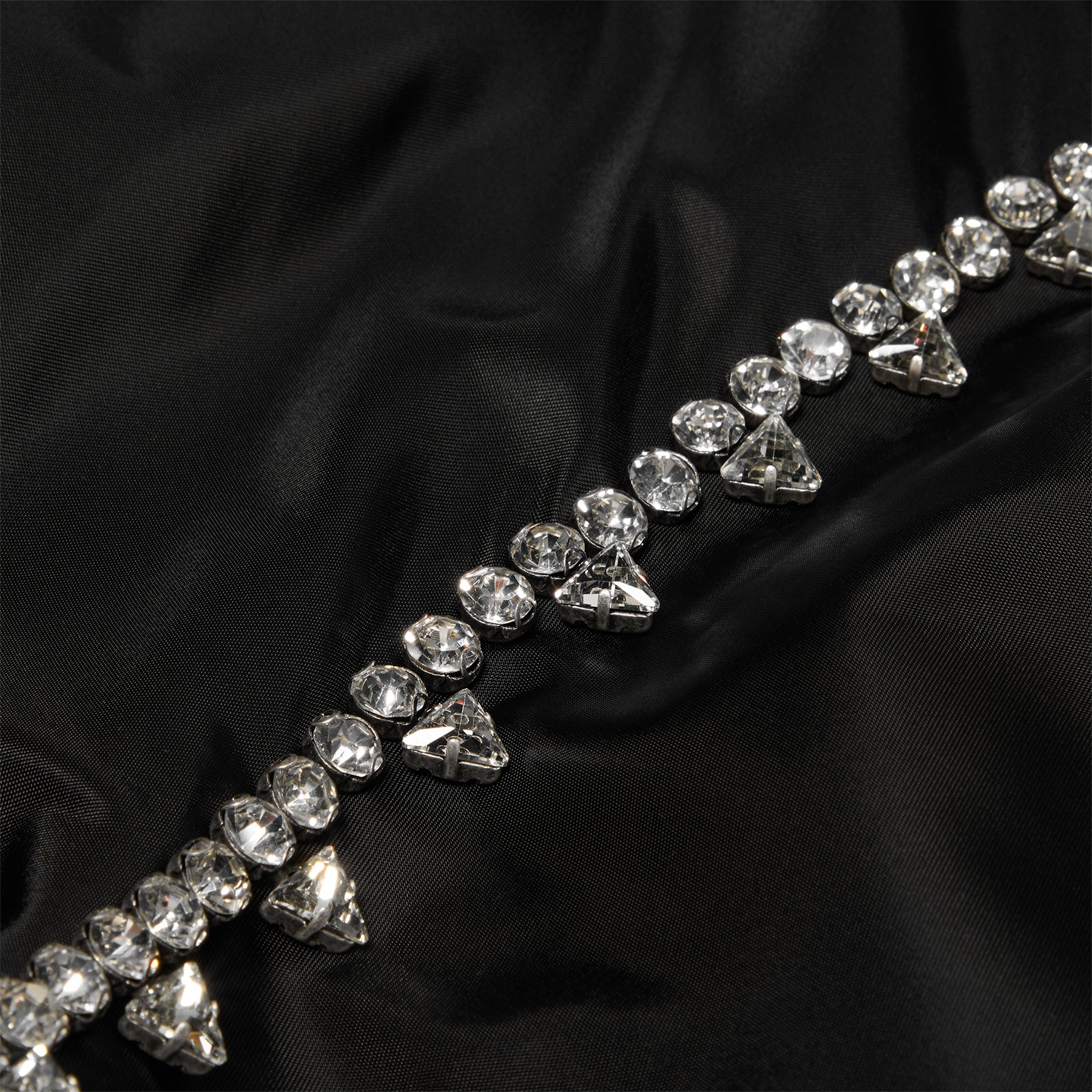 AREA Crystal Trim Track Jacket (Black)