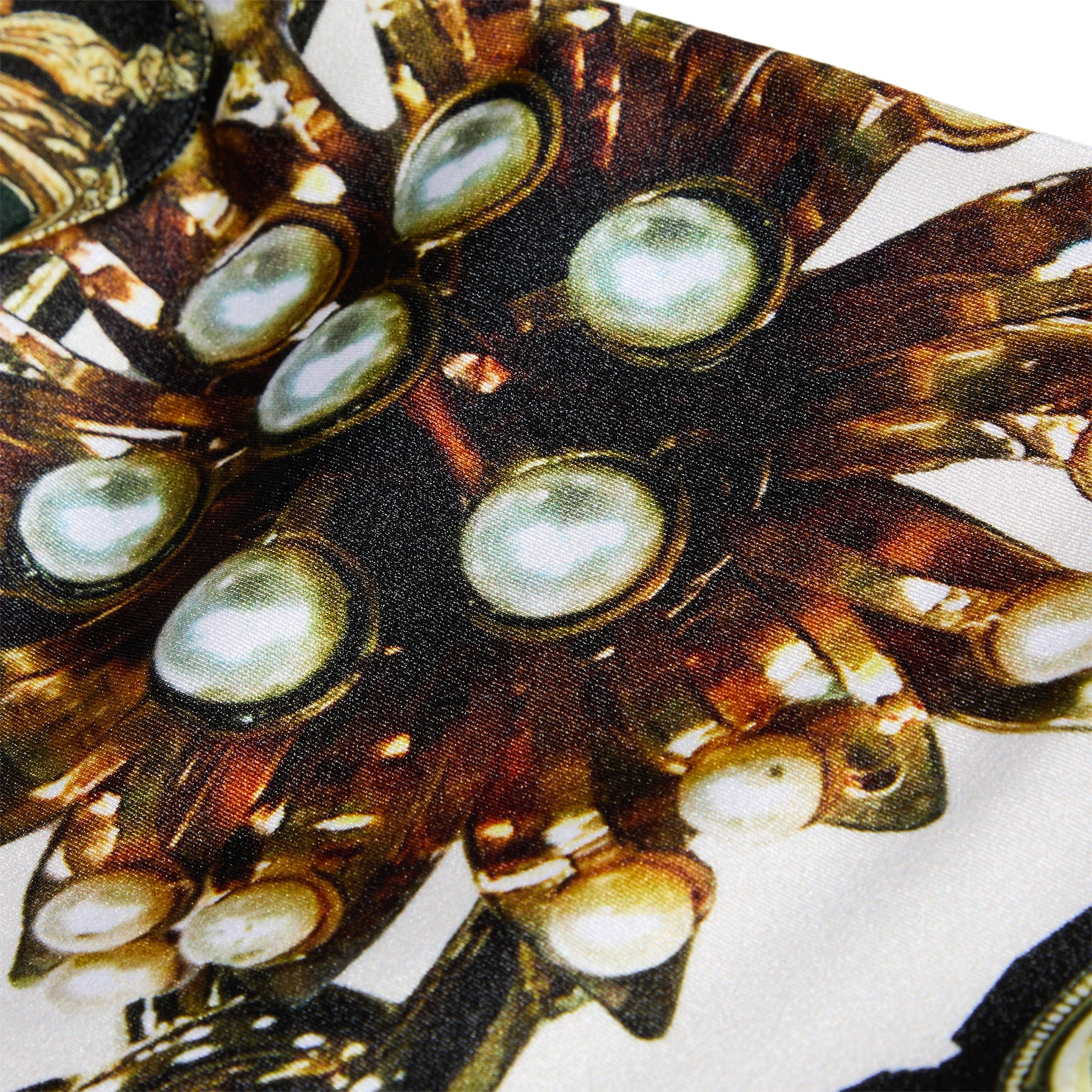 AREA Gemstone Chain Printed Biker Short (Multi)