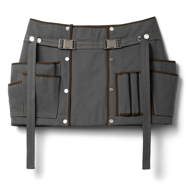 【PORTERNA】Belting check short skirt SKI(6434) chain belt skirt shorts - MISSRIGHT | 60% - Asian