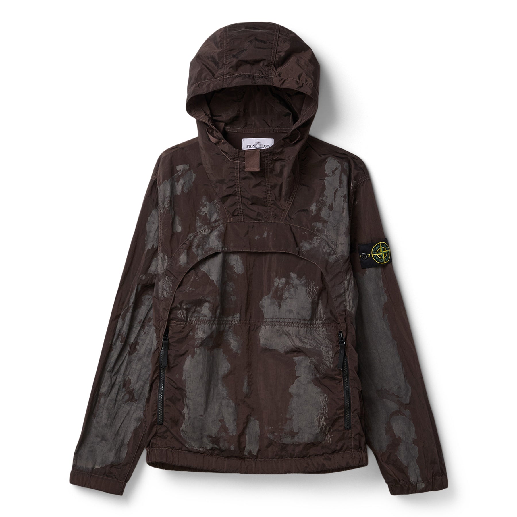 Stone Island Nylon Metal Anorak Pullover (Military green)