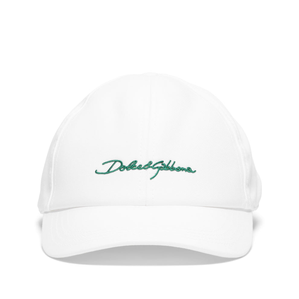 Dolce & Gabbana White Modacrylic Rapper Men Baseball Capello Hat